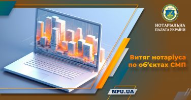 Витяг нотаріуса по обʼєктах СМП
